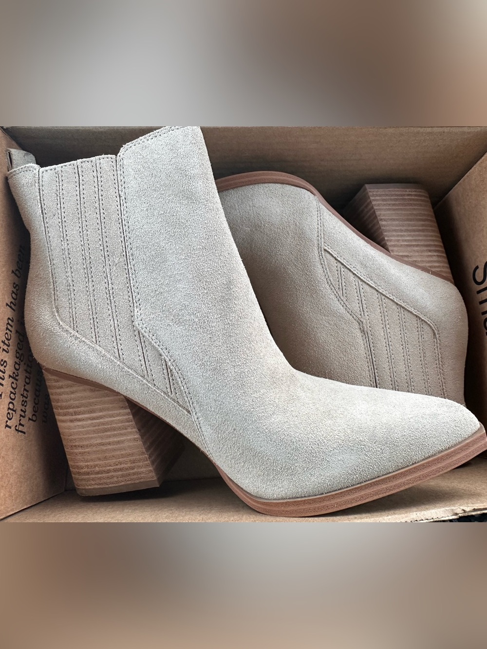 Marc Fisher Walnut Suede boots